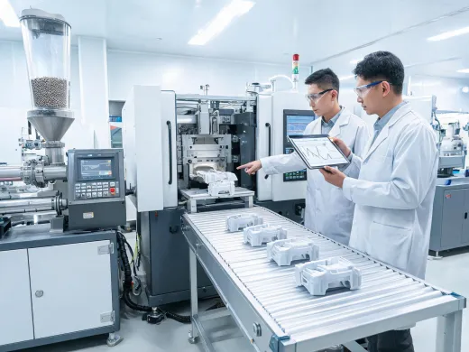 Plastic processing line